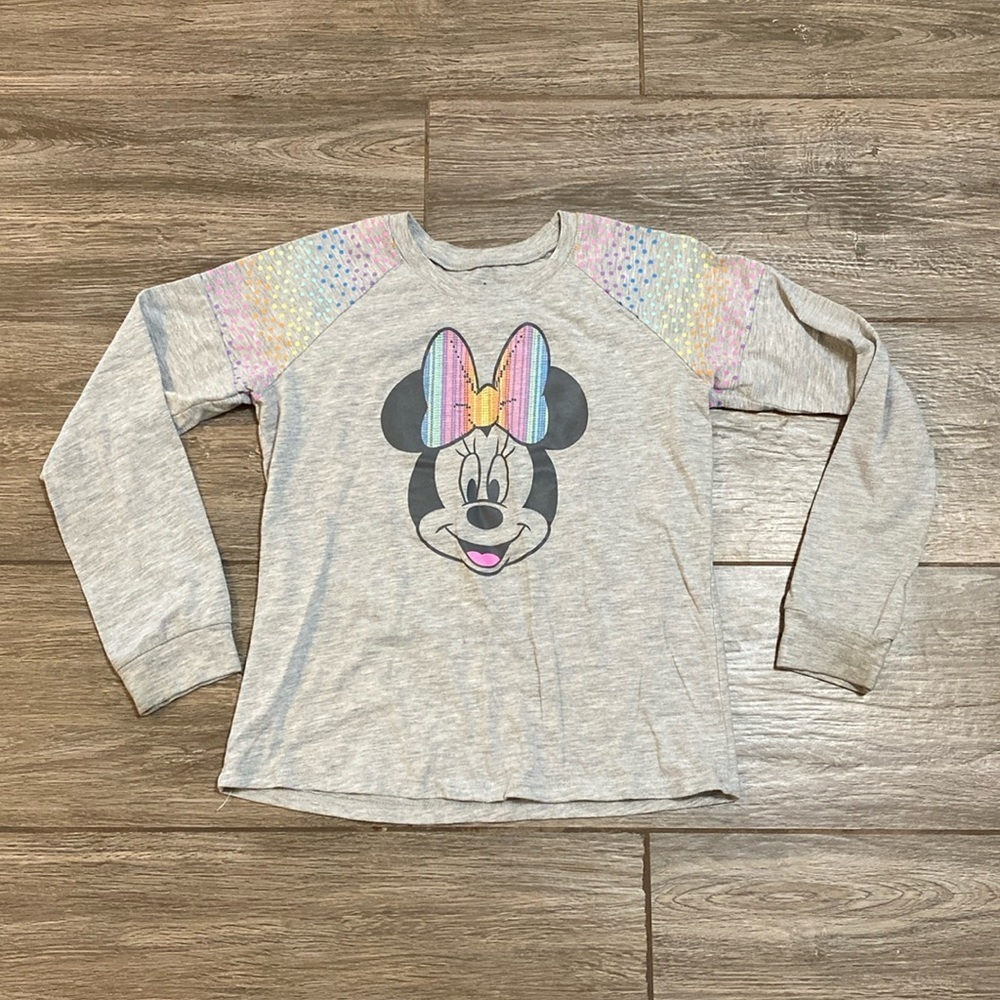 Disneyland M 7/8 Long Sleeve Minnie Mouse Shirt